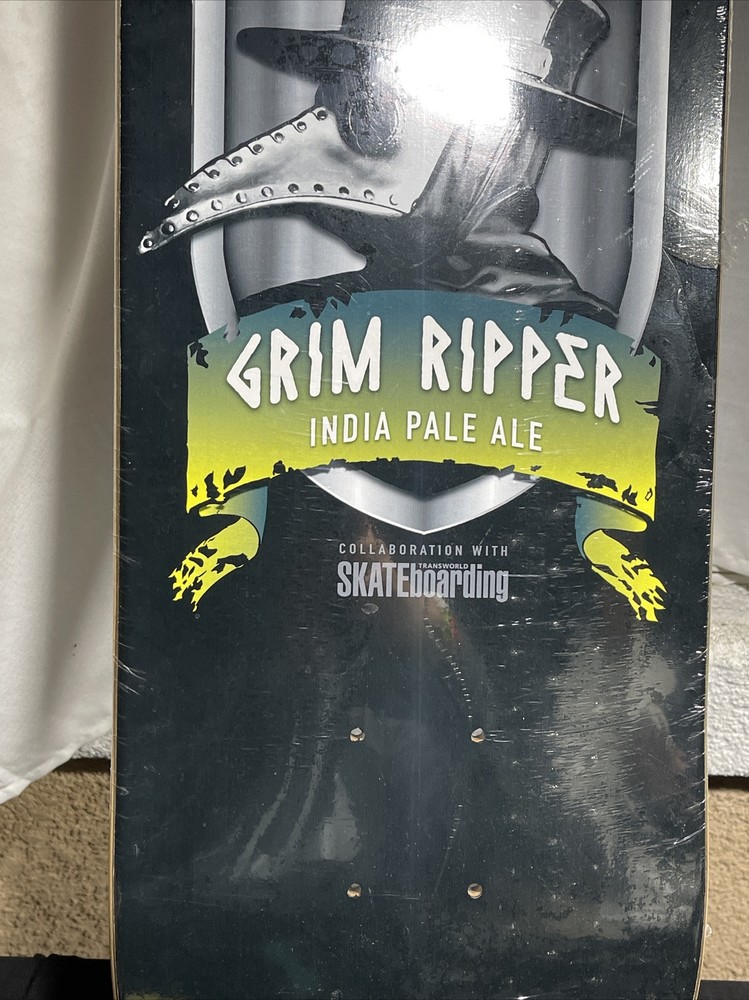 black plague Skateboard Deck Transworld Collab New