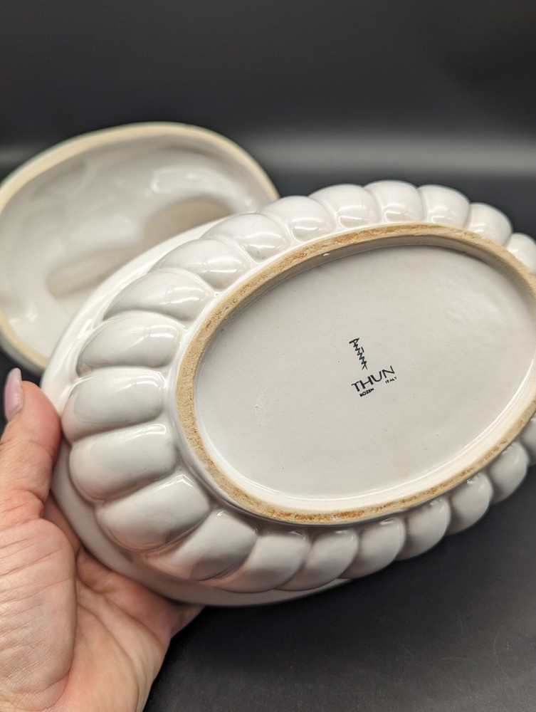Thunn Bunny Rabbit Covered Ceramic Dish