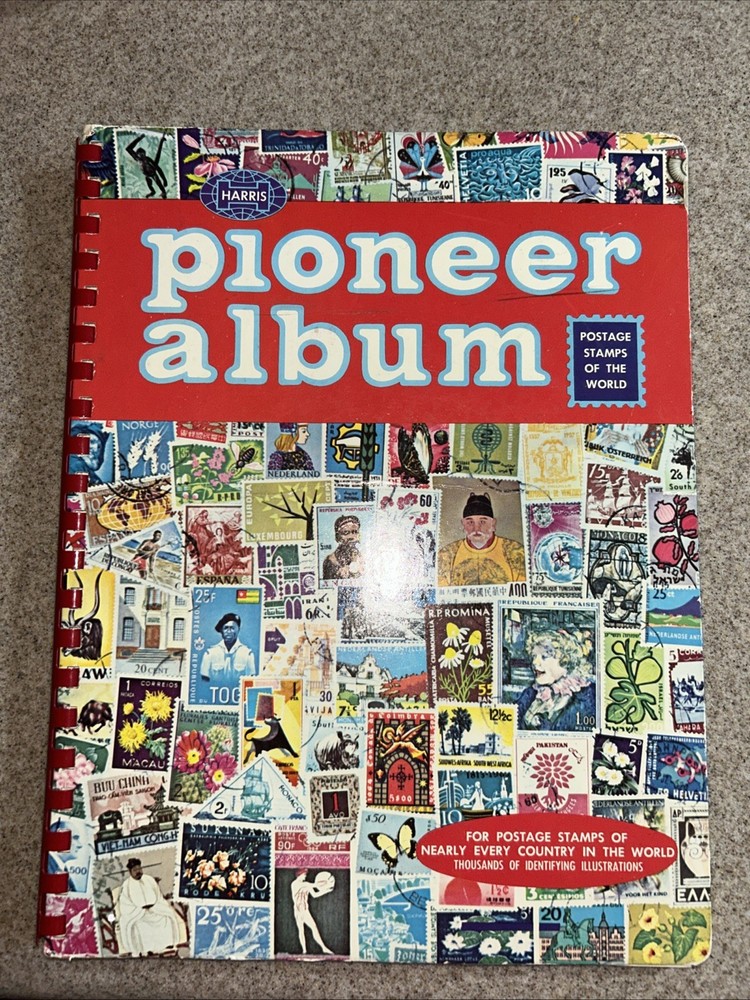 1968 Harris PIONEER Postage Stamps Of The World Album