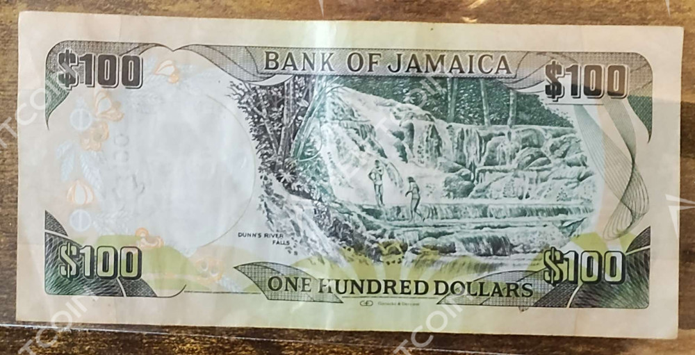 jamaica 100 dollas 2018
