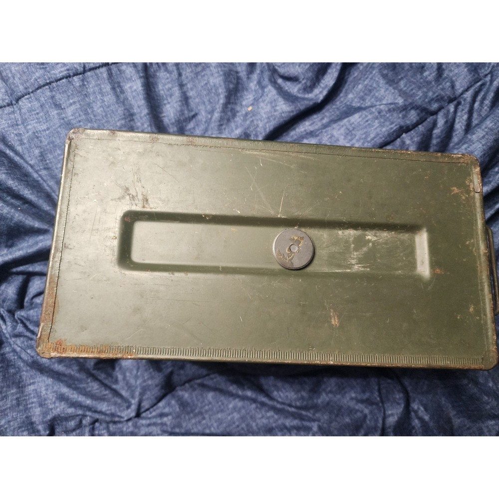 Old ammo box with cleanning kit