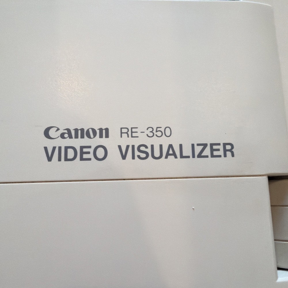 Canon RE-350 Video Visualizer Tested Working
