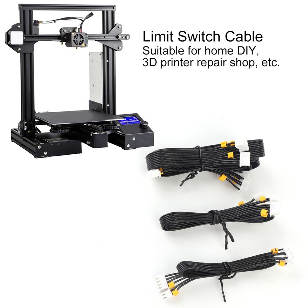 3Pcs Limit Switch Connecting Cable For Ender 3 XYZ 3D Printer Motherboard