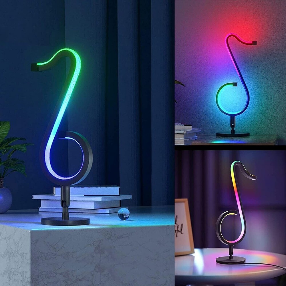 PulseBeat: Music Note RGB LED Lamp