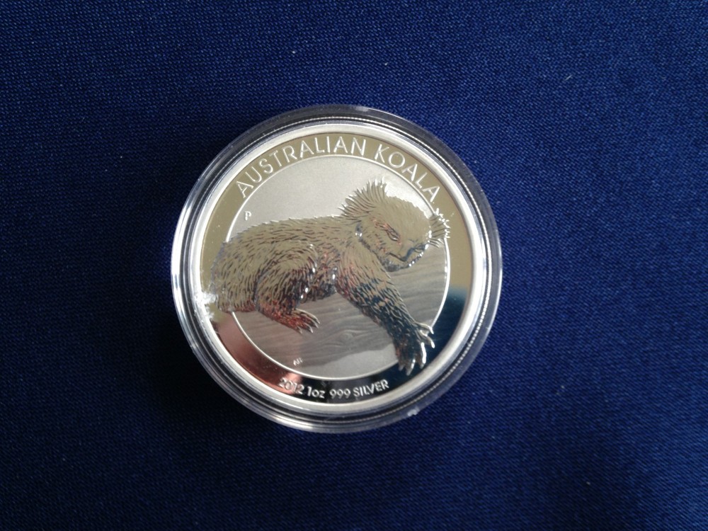 2012 Australia $1 Silver Koala Gem BU One Ounce E5976