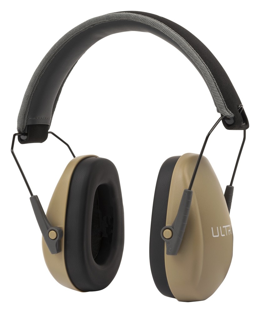 ULTRX™ Slim Profile Passive Earmuff, Taupe