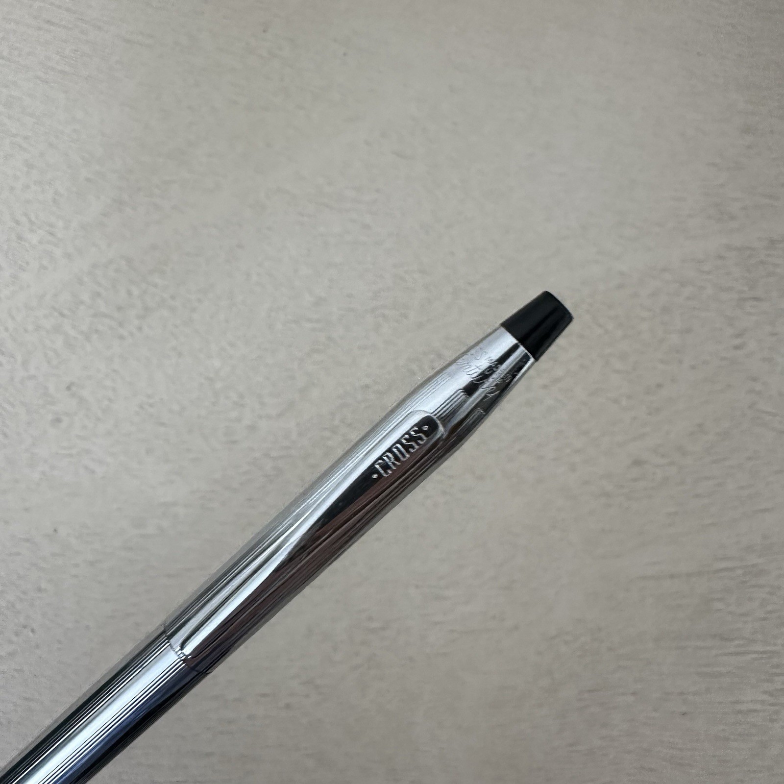 Vintage CROSS Century Chrome Pen Deodorant Radio - Ink Is Fading