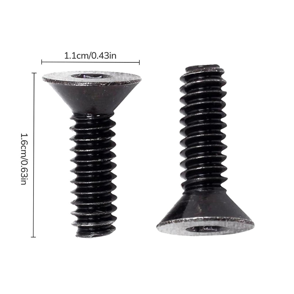 2pcs Bow Sight Mount Screw, Replacement Threaded Screws for Bow Sights