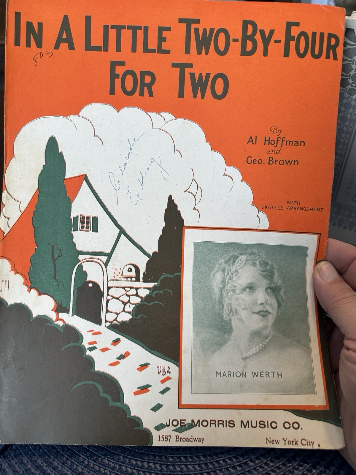 4-pack of Post/1920 vintage sheet music