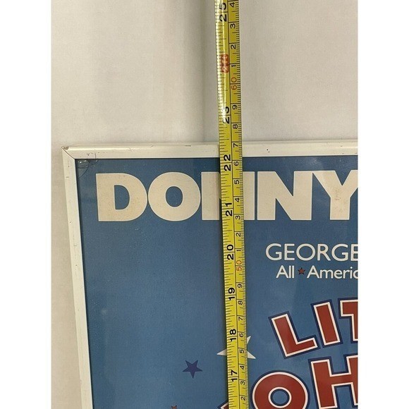 Donny Osmond Little Johnny Jones Broadway Musical Poster Framed Alvin Theater