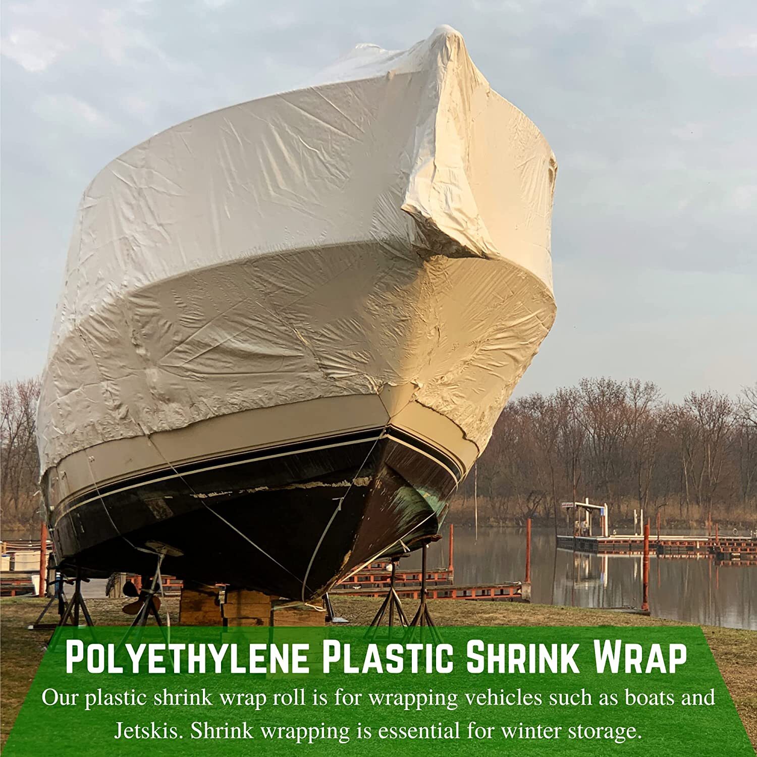Farm Plastic Supply - Polyethylene Plastic Shrink Wrap - 7 mil