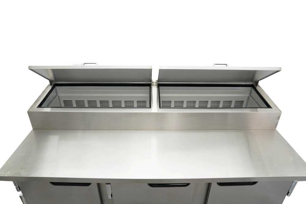 Leader 72" Mega-Top Pizza Prep Table