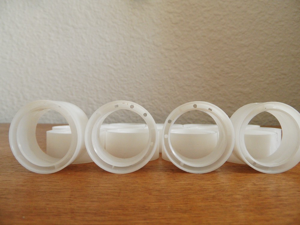 16 Empty Plastic Tape Core Roll Craft Art Project Wheels 1-1/4"