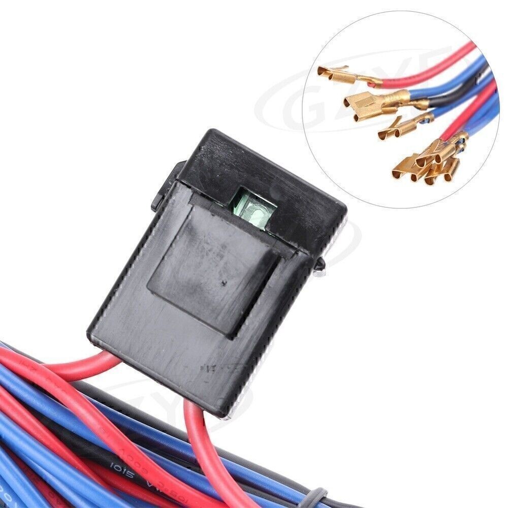 Car Power Electric Window Master Control Switch With Wire Harness Universal