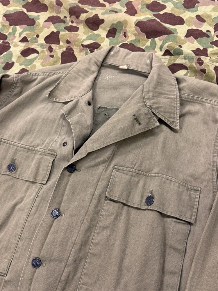 WWII U.S. HBT 13 Star Button Jacket Size 40
