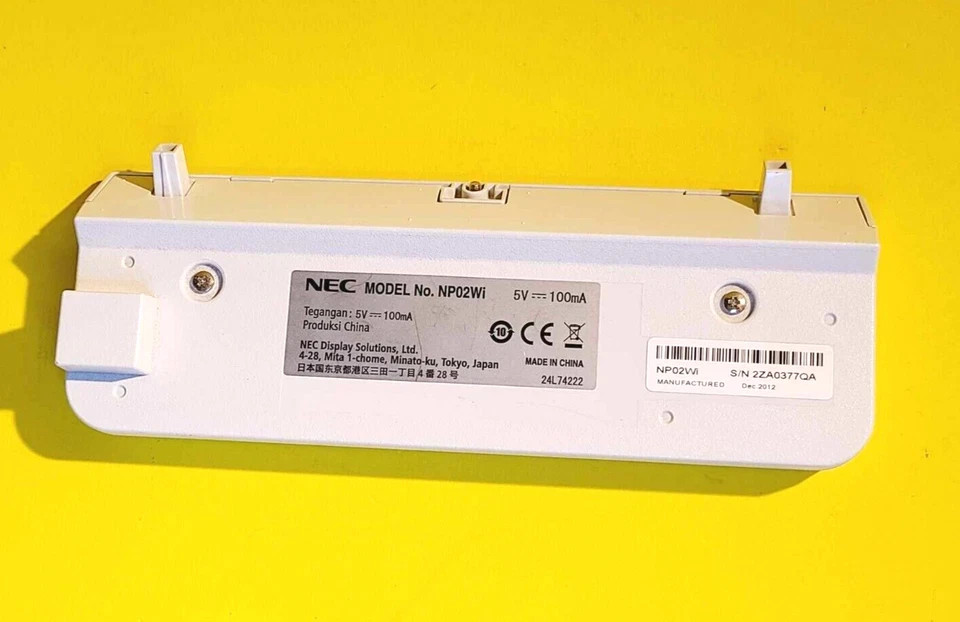 NEC NP02Wi INTERACTIVE EBEAM IR MODULE ACCESSORY FOR UM330X & UM330W PROJECTOR