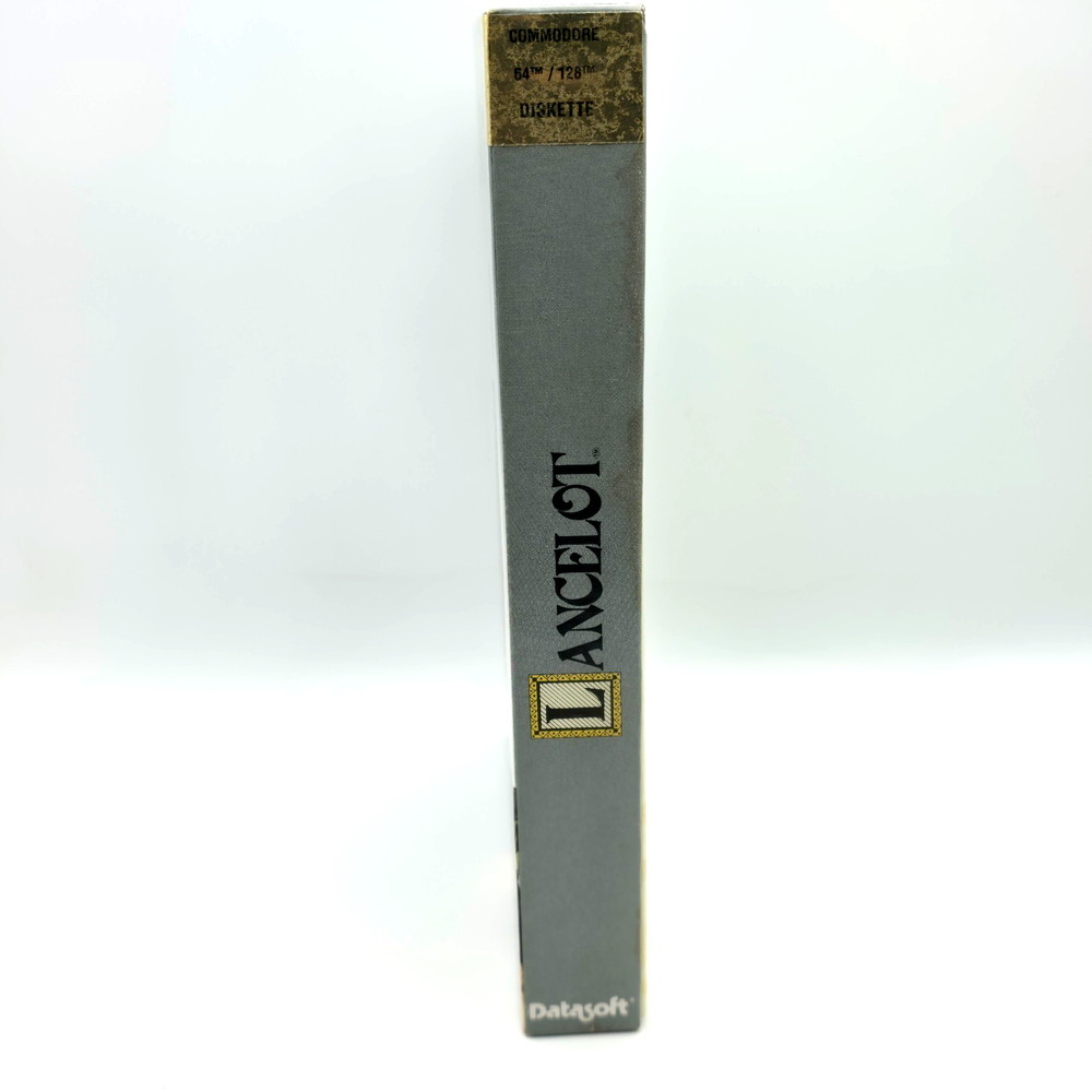 CIB! Rare! Lancelot (Commodore 64/128, 5.25" Disk, 1988 Datasoft) – Tested!