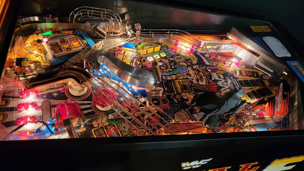 WWF / WWE ROYAL RUMBLE PINBALL MACHINE (NICE!) - DATA EAST
