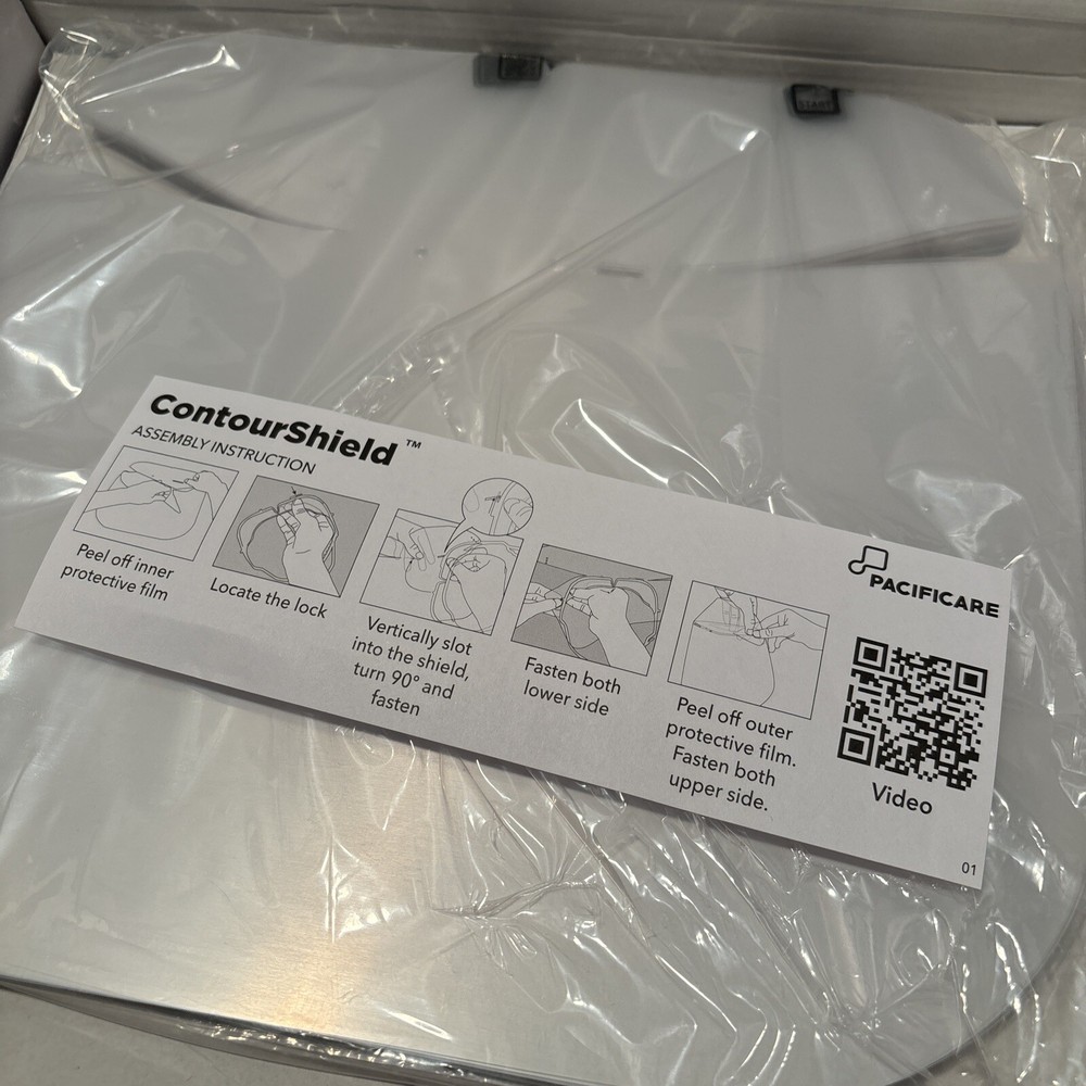 Pacificare Countourshield Face Shield 40 Pcs