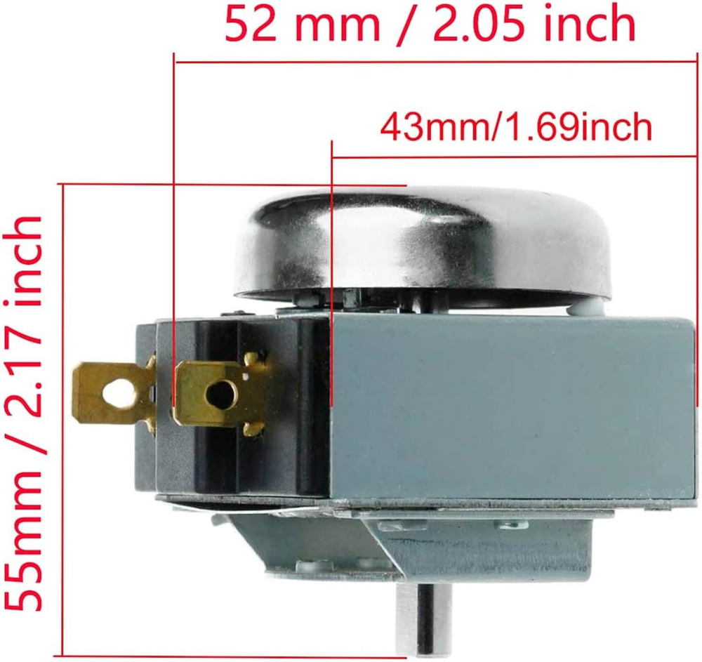 XMHF 2Pcs DKJ-Y 15 Minutes 16A 250V Delay Oven Timer Switch Time Controller for