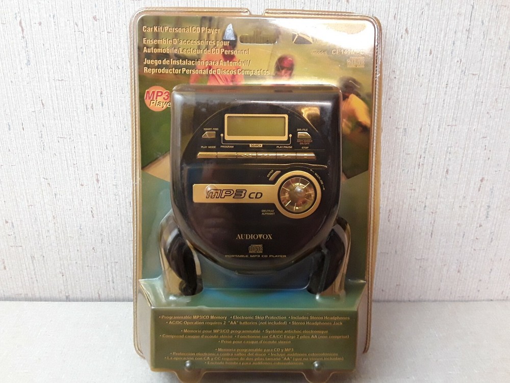 Audiovox Personal Cd Mp3 Player With Car Kit