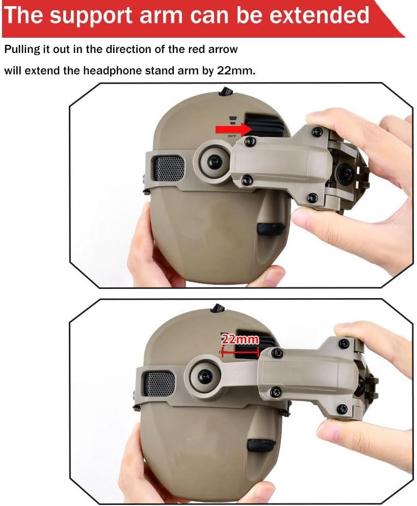 ARC Rail Adapter for Tactical Helmets, Fast Helmets Accessories Compatible wi...