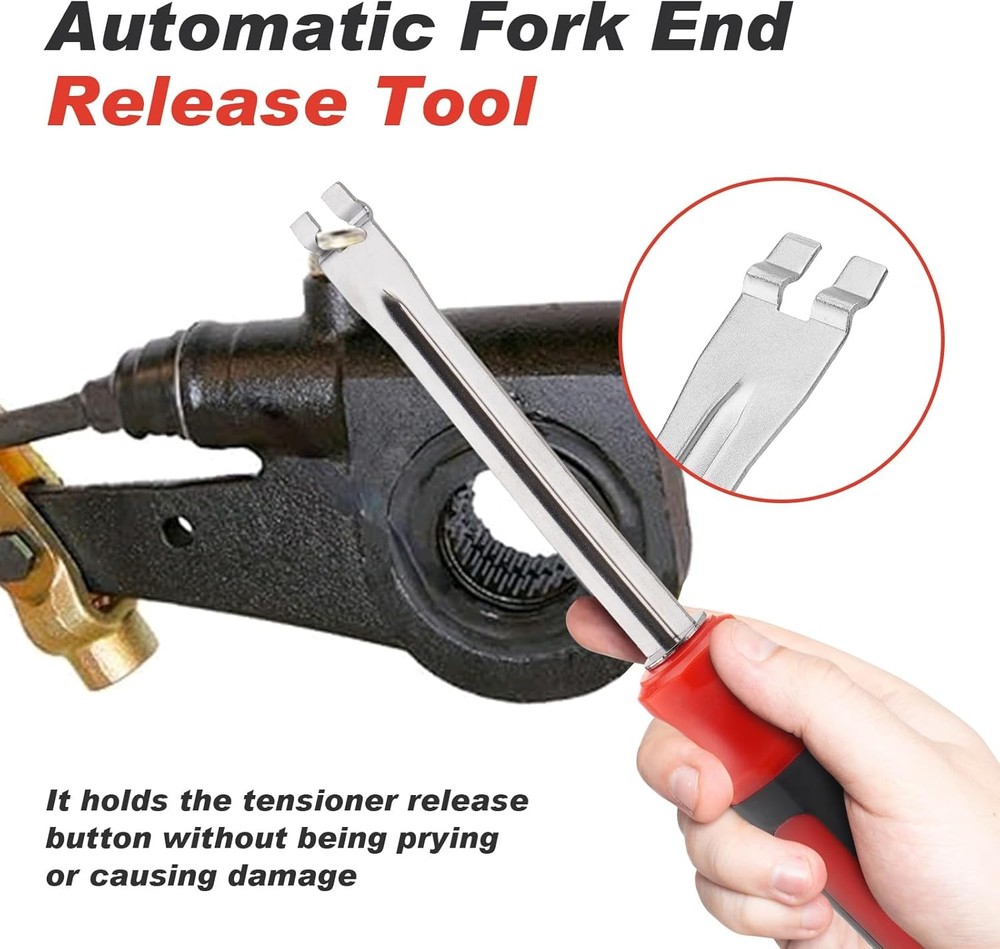 Slack Adjuster Tool Set – 5/16' Double Square Reversible Ratcheting Red