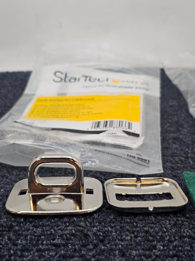 StarTech.com LTANCHOR Desk Anchor For Cable Lock Security, Steel