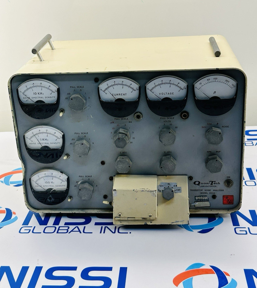 Quan-Tech Transistor Noise Analyzer 310M – Parts Only (Powers On)