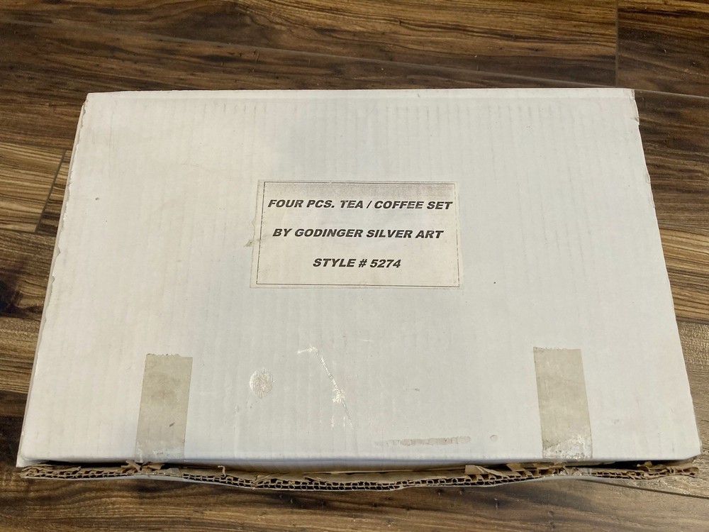 Godinger Silver Art 4 Piece Tea/Coffee Set