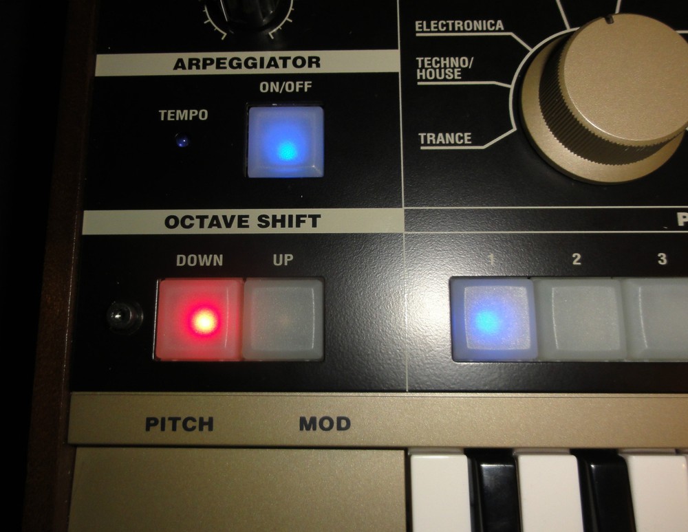 BLUE Display and LEDs MOD KIT for Korg MicroKORG (electronic component kit)