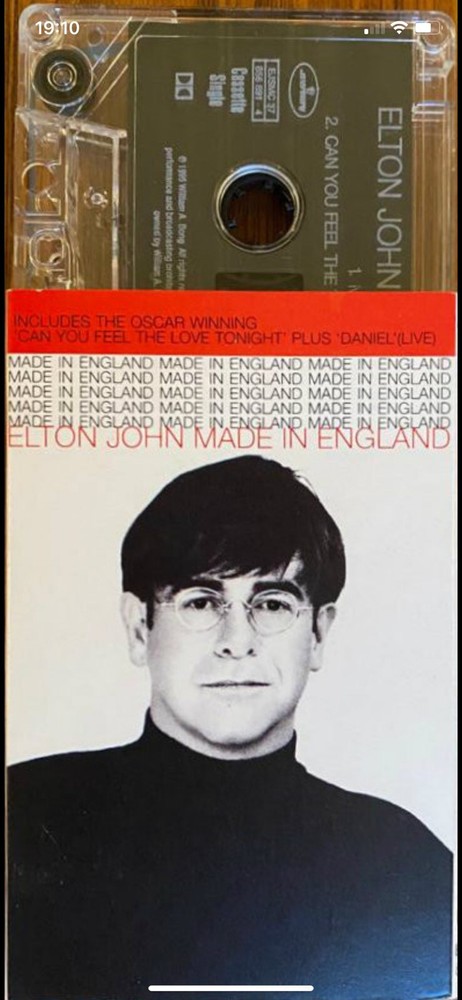 Elton John ‘Made In England’ Cassette