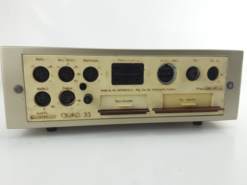 QUAD 33 STEREO PRE-AMPLIFIER FOR QUAD 303 AMPLIFIER
