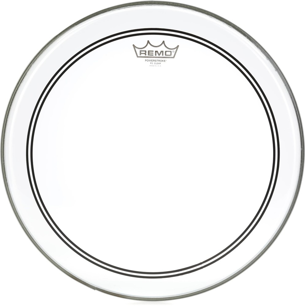 Remo Powerstroke P3 Clear Drumhead - 16-inch