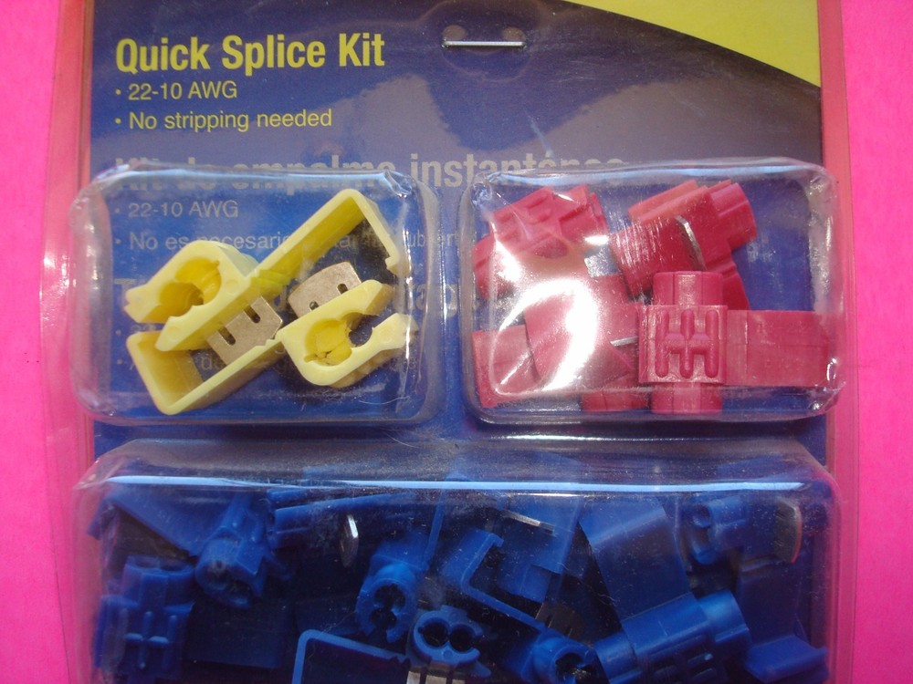 18 QUICK SPLICE PRIMARY GROUND STRANDED COPPER WIRE SCOTCH LOCK SNAP CONNECTORS