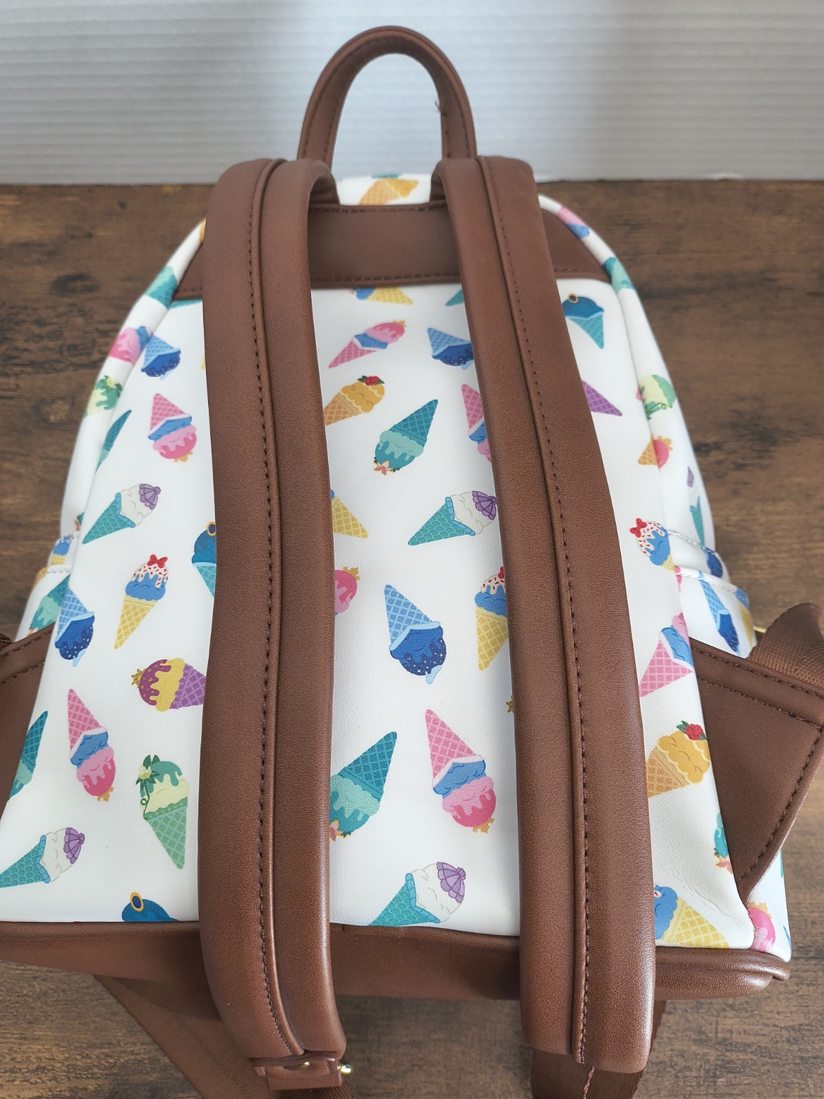 Loungefly Disney Princess Ice Cream Cone Mini Backpack Pre Own