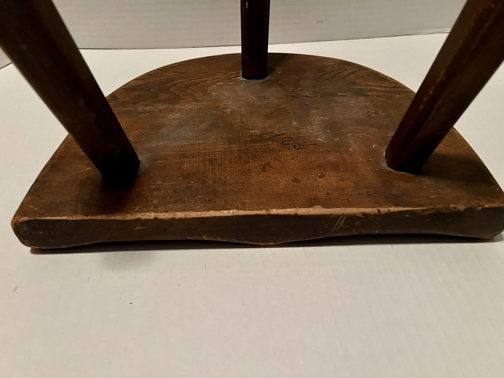 Antique Three Legged Tripod Milking Stool