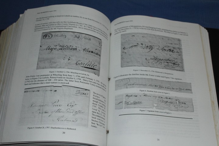 Way Markings Virginia Postal History Journal 4" binder 1984 2009 BlueLakeStamps