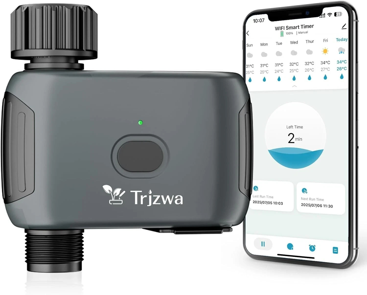 SMART WATER TIMER for GARDEN HOSE WiFi ENABLED ALEXA GOOGLE AUTOMATIC SPRINKLER