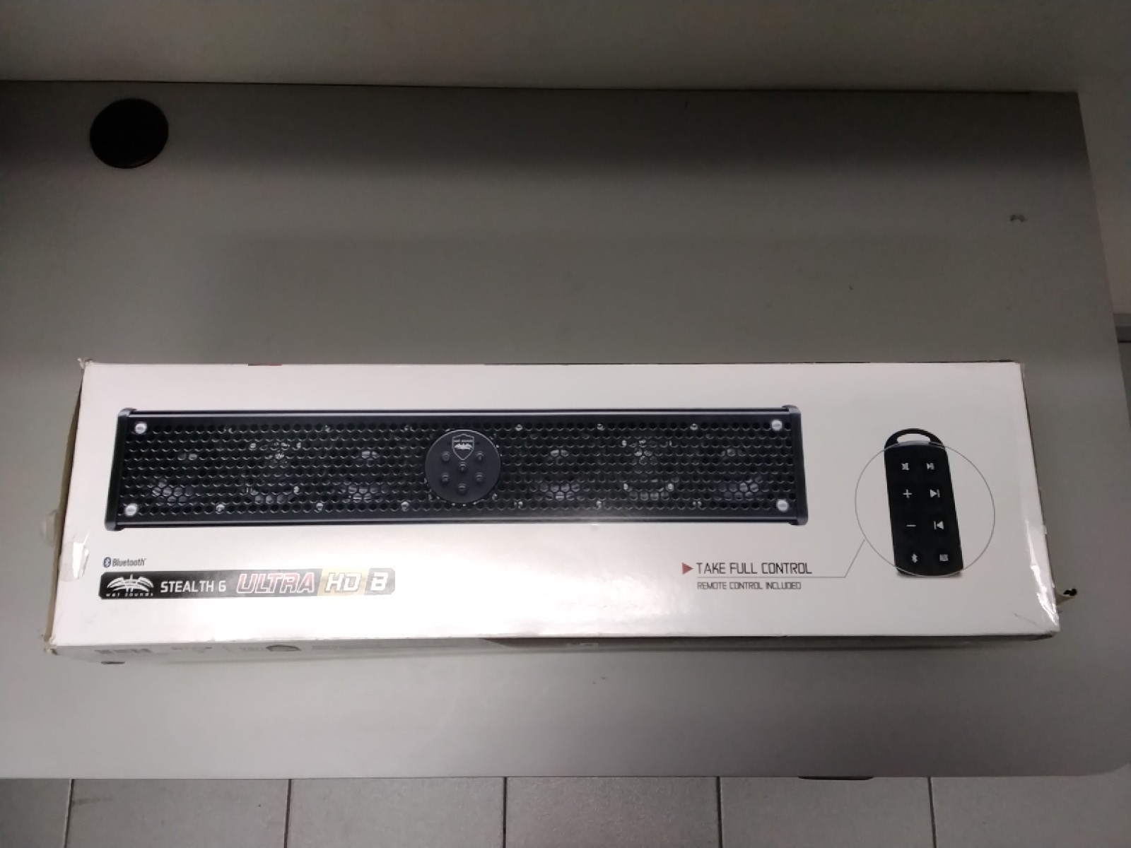 Wet Sounds STEALTH-6 ULTRA HD-B Bluetooth® Soundbar With Remote - 814820023299