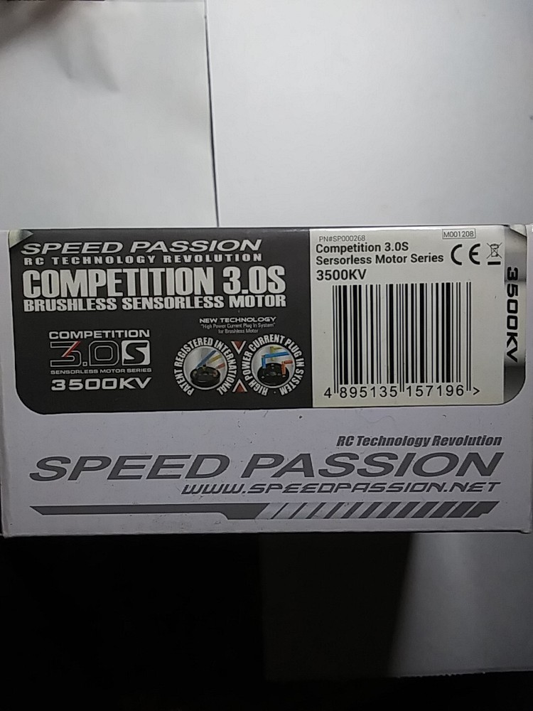 Speed Passion Competition 3.0 3500kV Sensorless Motor Series