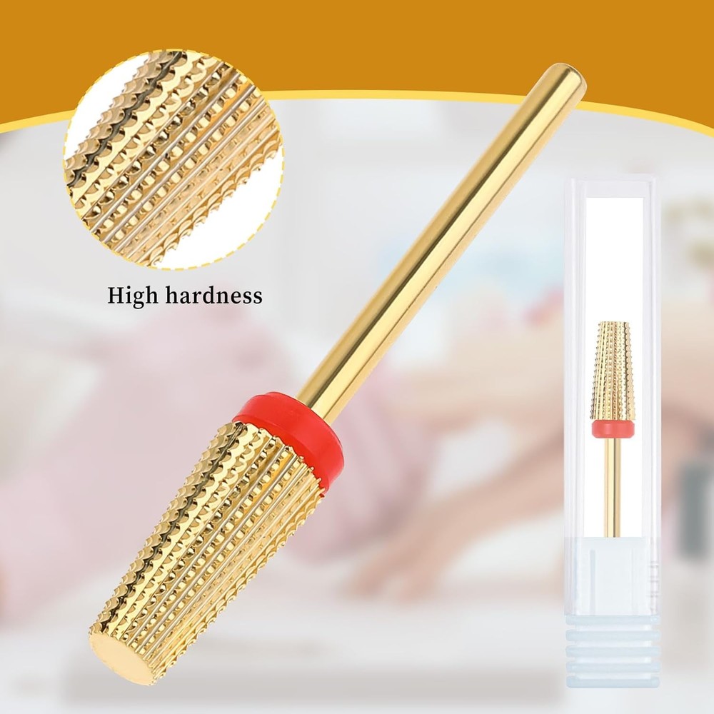 5 in 1 Nail Drill Bits Carbide Tungsten Two Way Rotate...