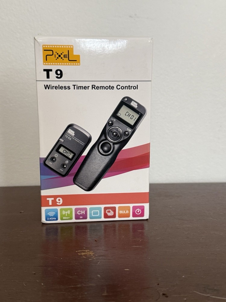 Pixel T9 Wireless Timer Remote Control LCD Display