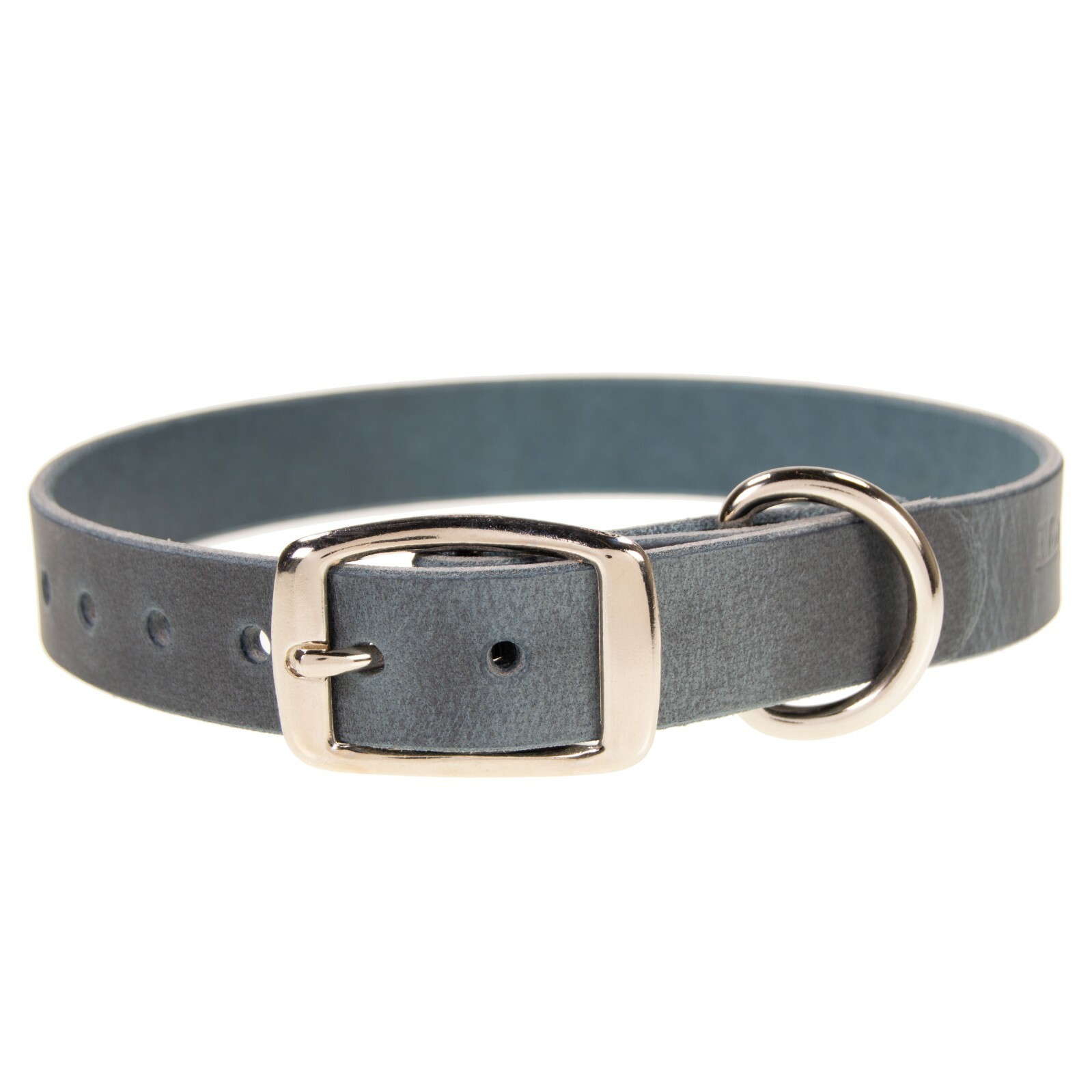 Heavy Duty Leather Dog Collar_Medium, Large, XL_1" Wide_Amish Handmade