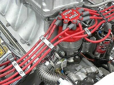 3PC BILLET WIRE SEPARATORS FOR TAYLOR SPARK PLUG ORANGE