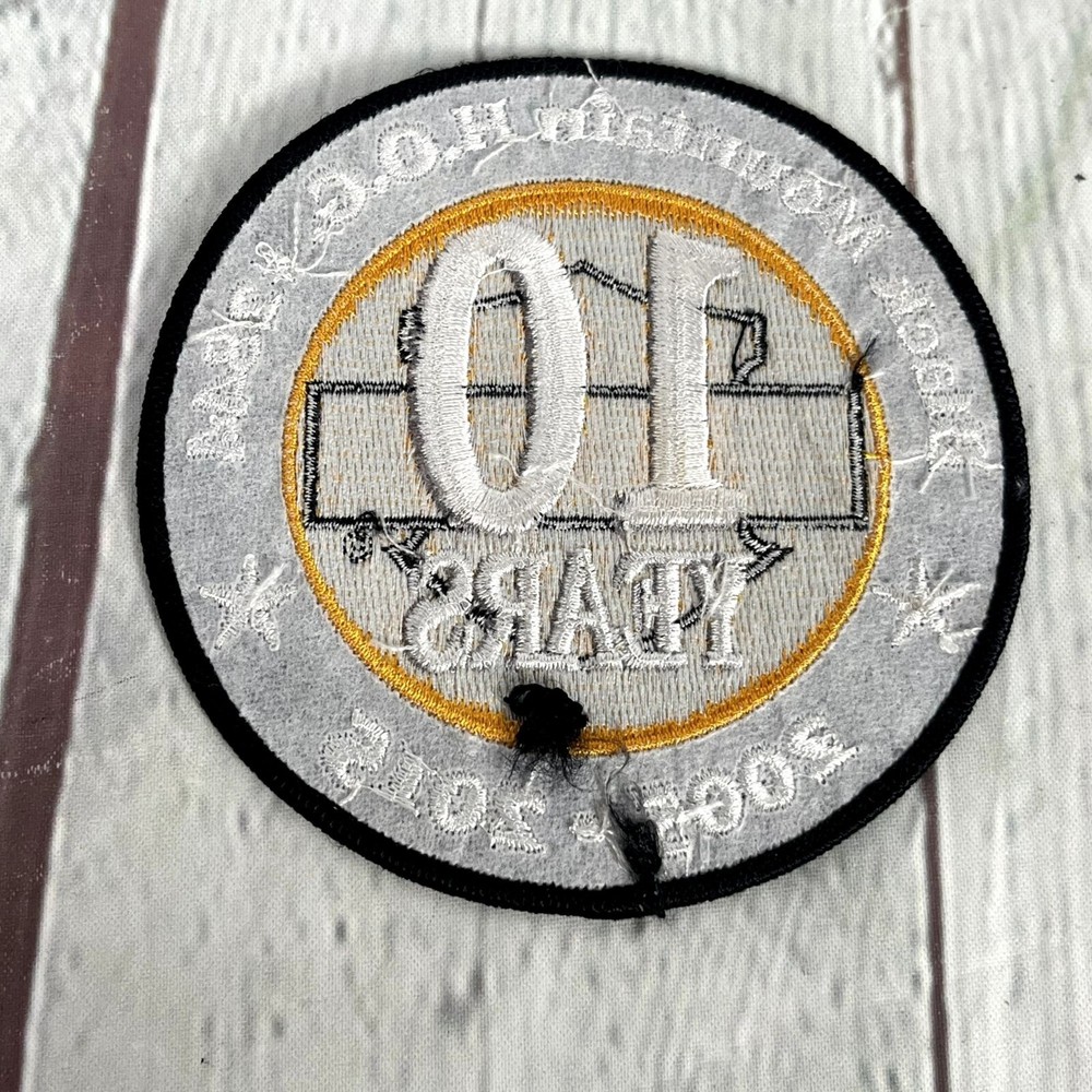 NEW Harley 10 Years 4" Patch Black Mountain HOG 2005-2015