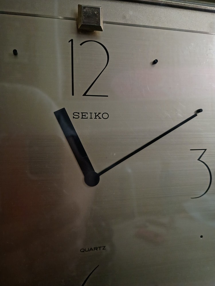 Vintage Seiko Square Wall Clock