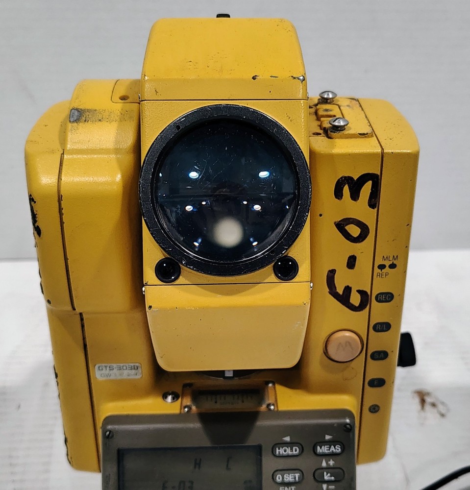 Topcon GTS-303D Electronic Precise Surveying And Data Collection Power Tested