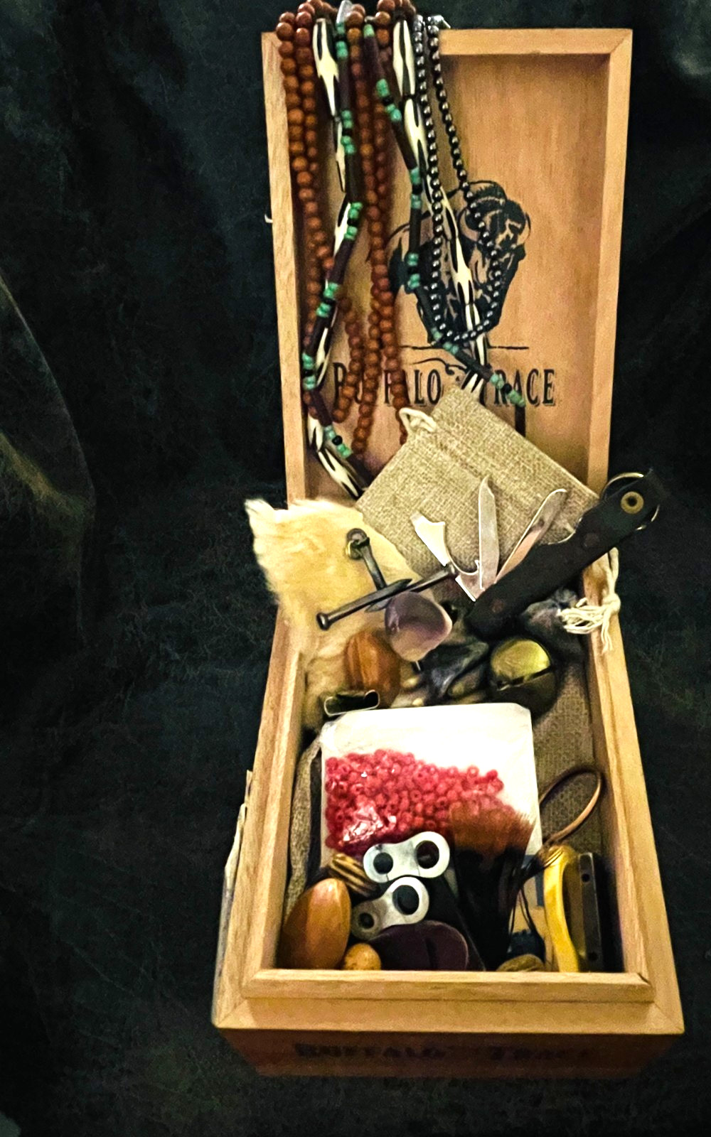 TREASURE BOX OF CRAFTS-FOR NATIVE AMERICAN-MOUNTAIN MAN-MUST READ-SEE ALL PHOTOS