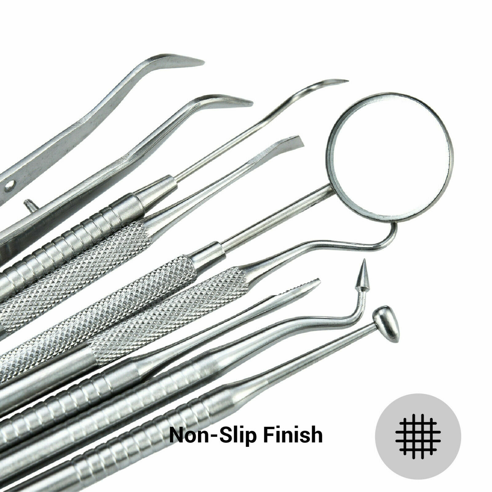 Professional Dental Oral Hygiene Kit 8 Tools Deep Cleaning Teeth Care Travel Set